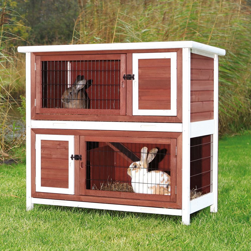 TRIXIE 2Story Rabbit Hutch small pet Hutches PetSmart