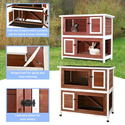 Product TRIXIE 2-Story Rabbit Hutch