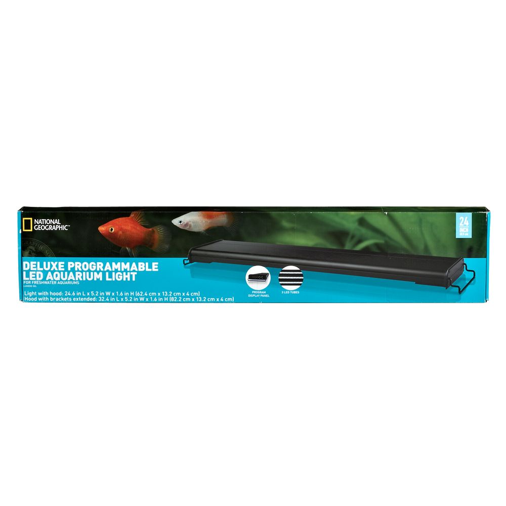 National Geographic™ Deluxe Programmable LED Aquarium Light fish