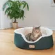 Product Amarkat Laurel Green Cuddler Cat Bed