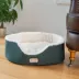 Amarkat Laurel Green Cuddler Cat Bed image thumbnail 3