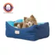 Product Armarkat Navy & Sky Blue Cuddler Cat Bed