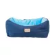 Product Armarkat Navy & Sky Blue Cuddler Cat Bed