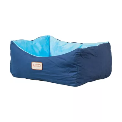 Product Armarkat Navy & Sky Blue Cuddler Cat Bed