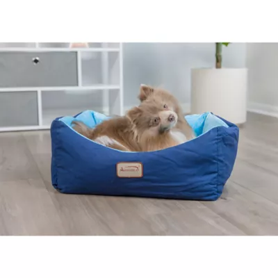 Product Armarkat Navy & Sky Blue Cuddler Cat Bed