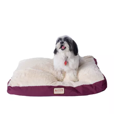 Product Armarkat Burgundy & Ivory Mat Dog Bed