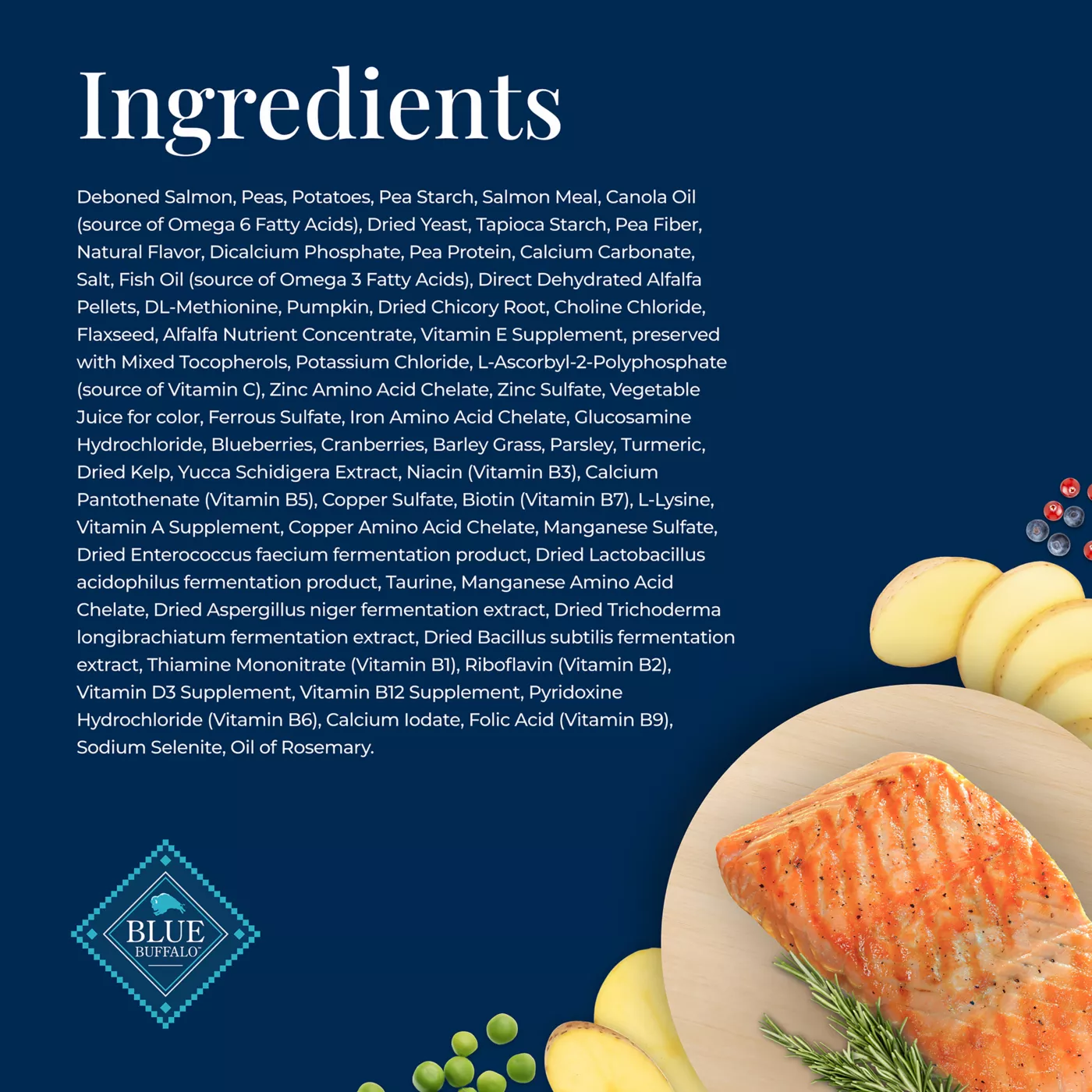 Blue basics limited ingredient salmon and potato best sale