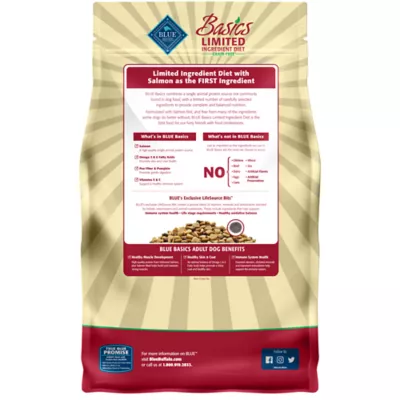 Product Blue Buffalo® Basics™ Skin & Stomach Care Adult Dog Dry Food - Grain Free, Salmon & Potato