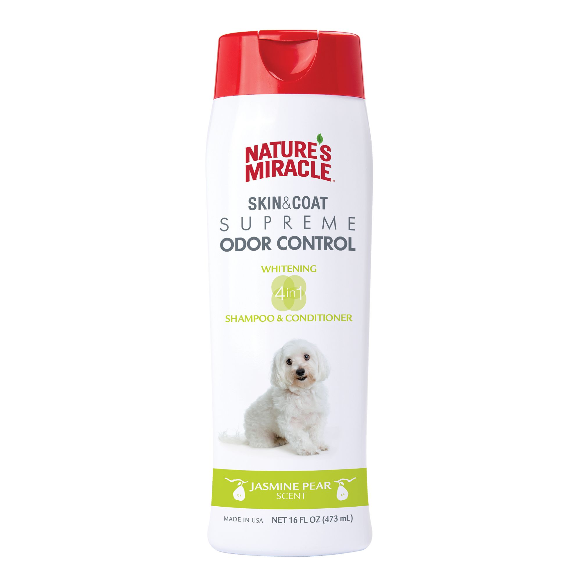 Nature's Miracle® Jasmine Pear Scented Whitening Dog Shampoo