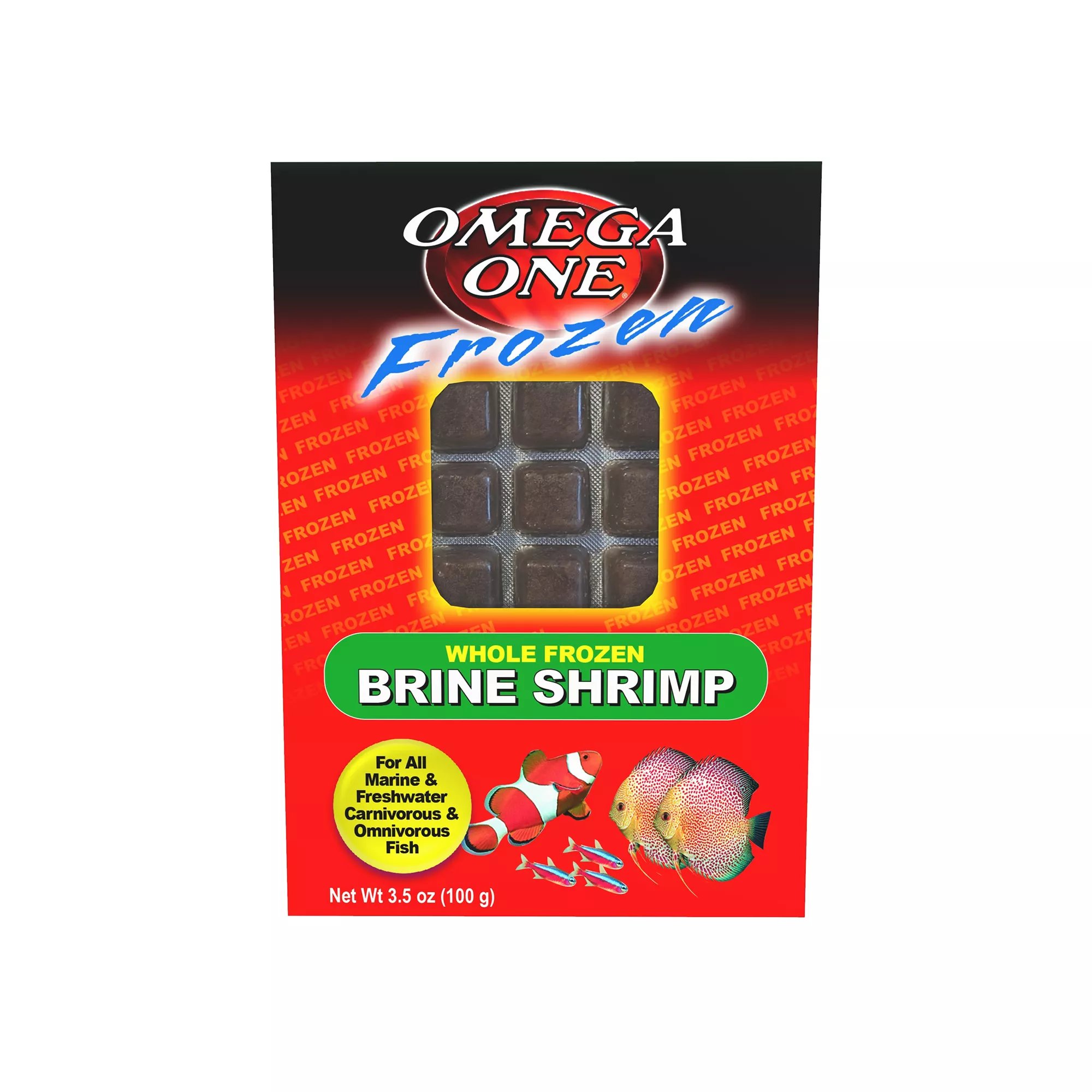 Omega&trade; One Frozen Brine Shrimp Fish Food