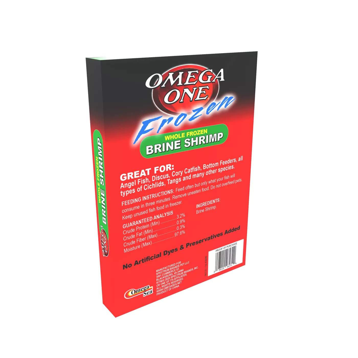 Omega One Frozen Brine Shrimp Fish Food