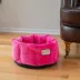 Armarkat Hot Pink Luxe Velvet Cozy Cuddler Cat Bed image thumbnail 2