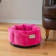 Product Armarkat Hot Pink Luxe Velvet Cozy Cuddler Cat Bed