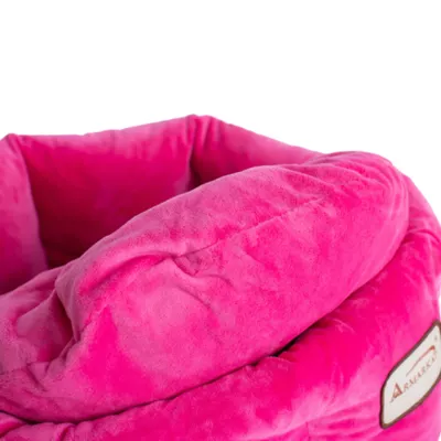 Product Armarkat Hot Pink Luxe Velvet Cozy Cuddler Cat Bed