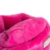 Armarkat Hot Pink Luxe Velvet Cozy Cuddler Cat Bed image thumbnail 4