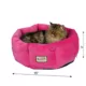 Product Armarkat Hot Pink Luxe Velvet Cozy Cuddler Cat Bed