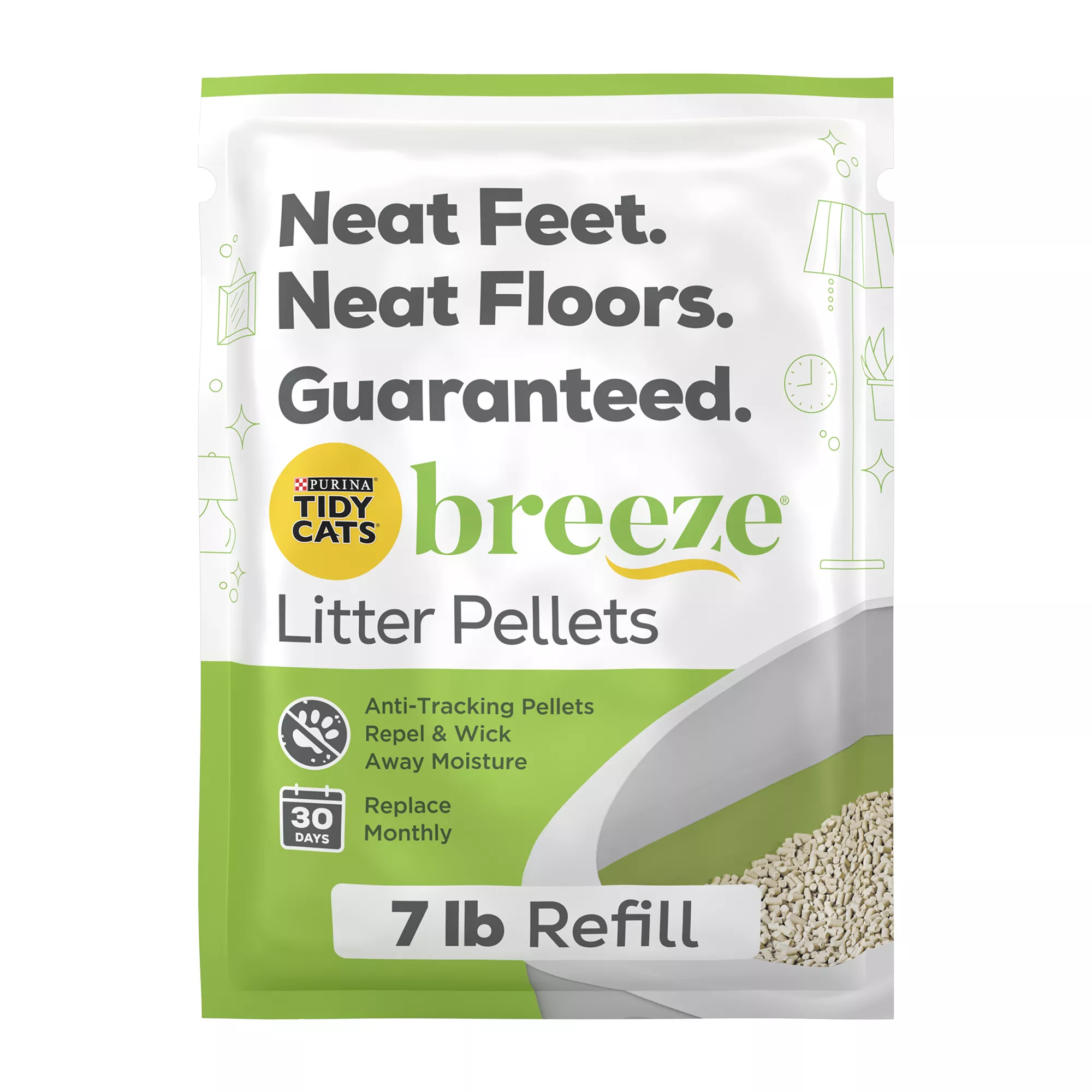 Purina® Tidy Cats® Breeze  Cat Litter Pellets Refills - Low Tracking