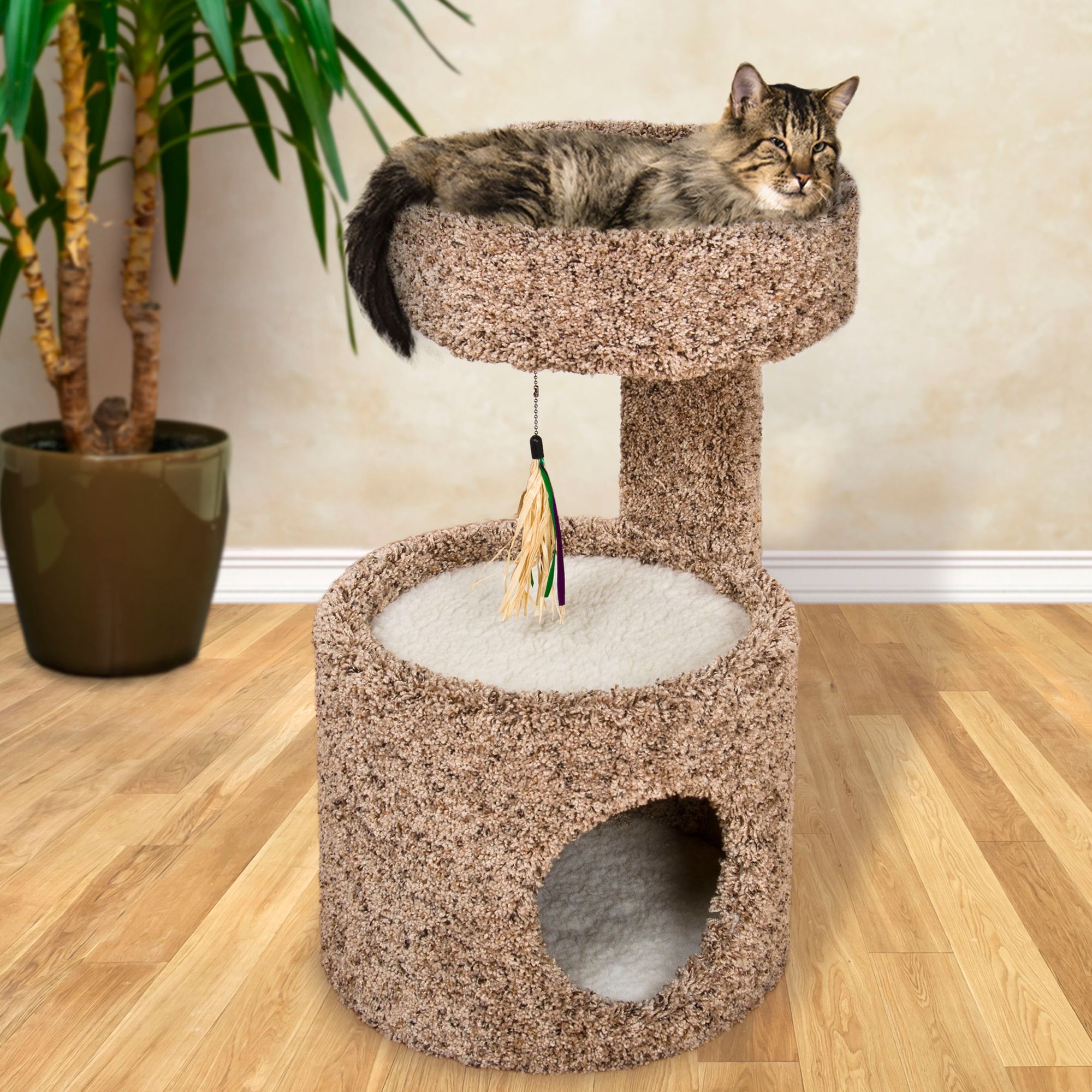 single cat tower