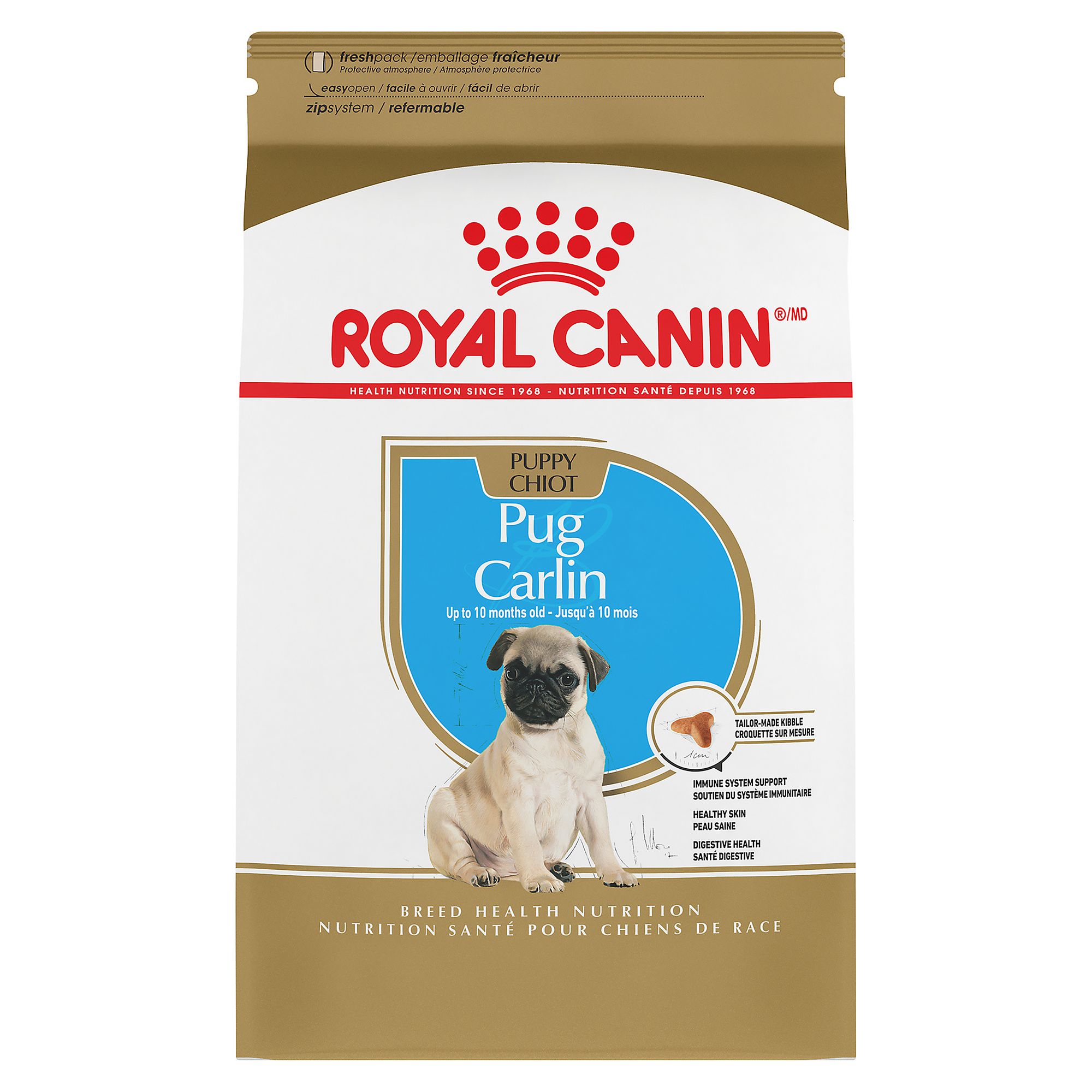 royal canin pug dog food