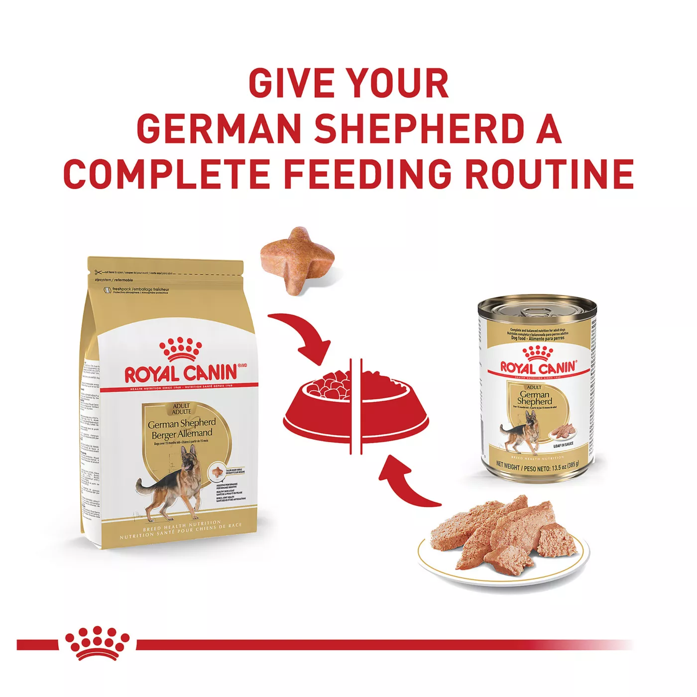 German shepherd dry food best sale