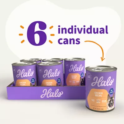 Halo Grain Free Senior Wet Dog Food - Chicken Recipe, 13.2 oz - Image 6
