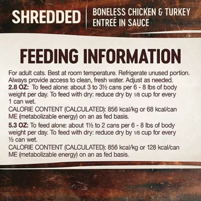Product Wellness® Signature Selects™ Shredded Grain Free Adult Cat Food