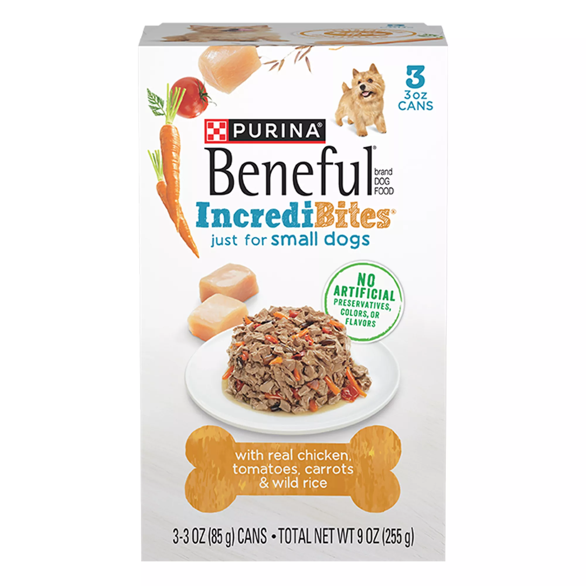 Purina Beneful® IncrediBites Small Breed Adult Dog Wet Food - Multipack, 3ct