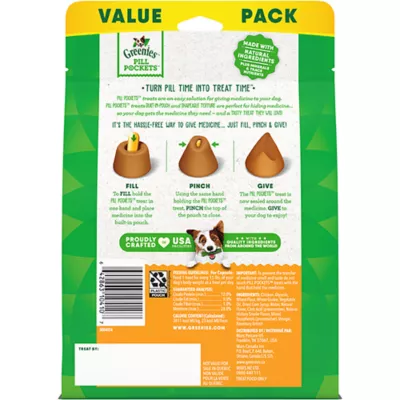 Product Greenies Pill Pockets Capsule Sized Chicken Flavored Dog Treats - Pill Administration Assistant