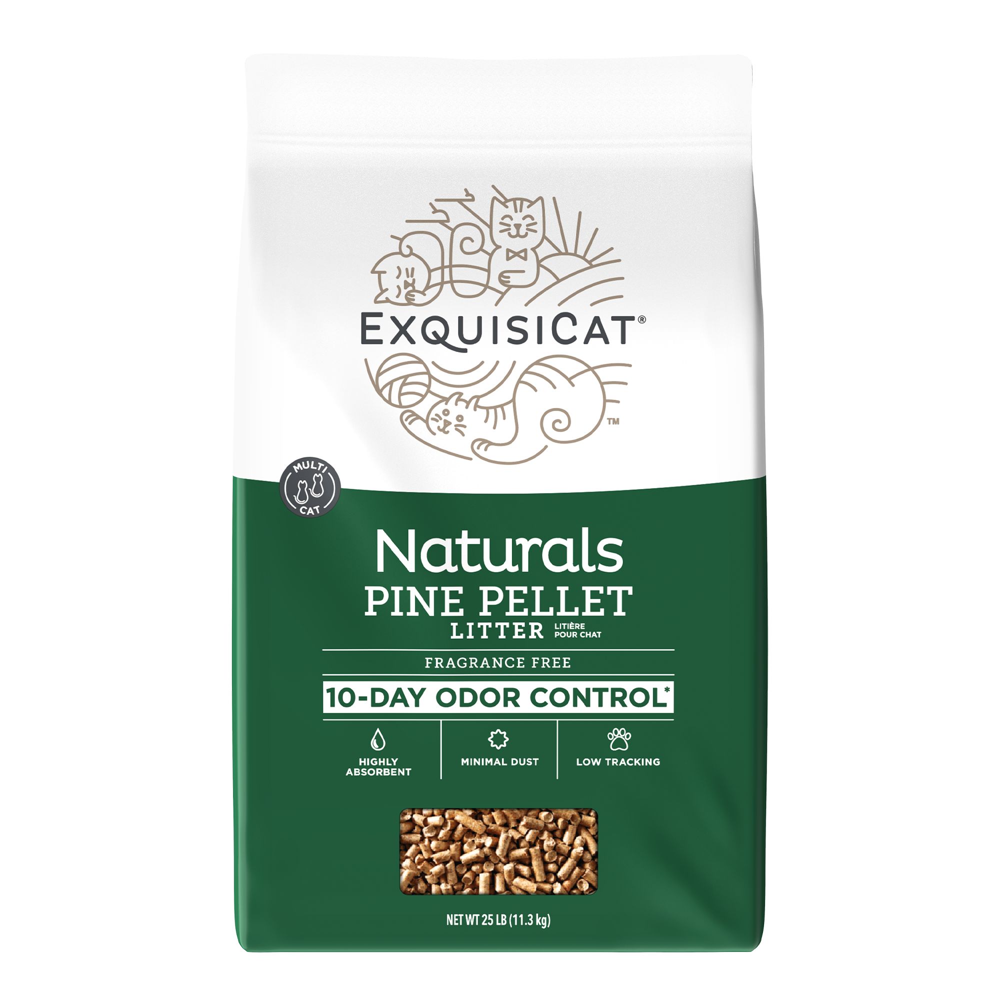 exquisicat naturals pine cat litter