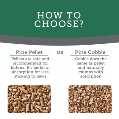 Product ExquisiCat Naturals Multi-Cat Pine Pellet Cat Litter - Unscented, Low Dust, Low Tracking, Natural