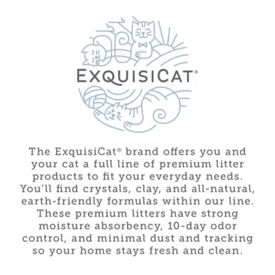 Product ExquisiCat Naturals Multi-Cat Pine Pellet Cat Litter - Unscented, Low Dust, Low Tracking, Natural