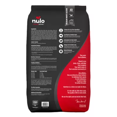 Product Nulo MedalSeries Adult Dry Dog Food - High-Protein, Lamb