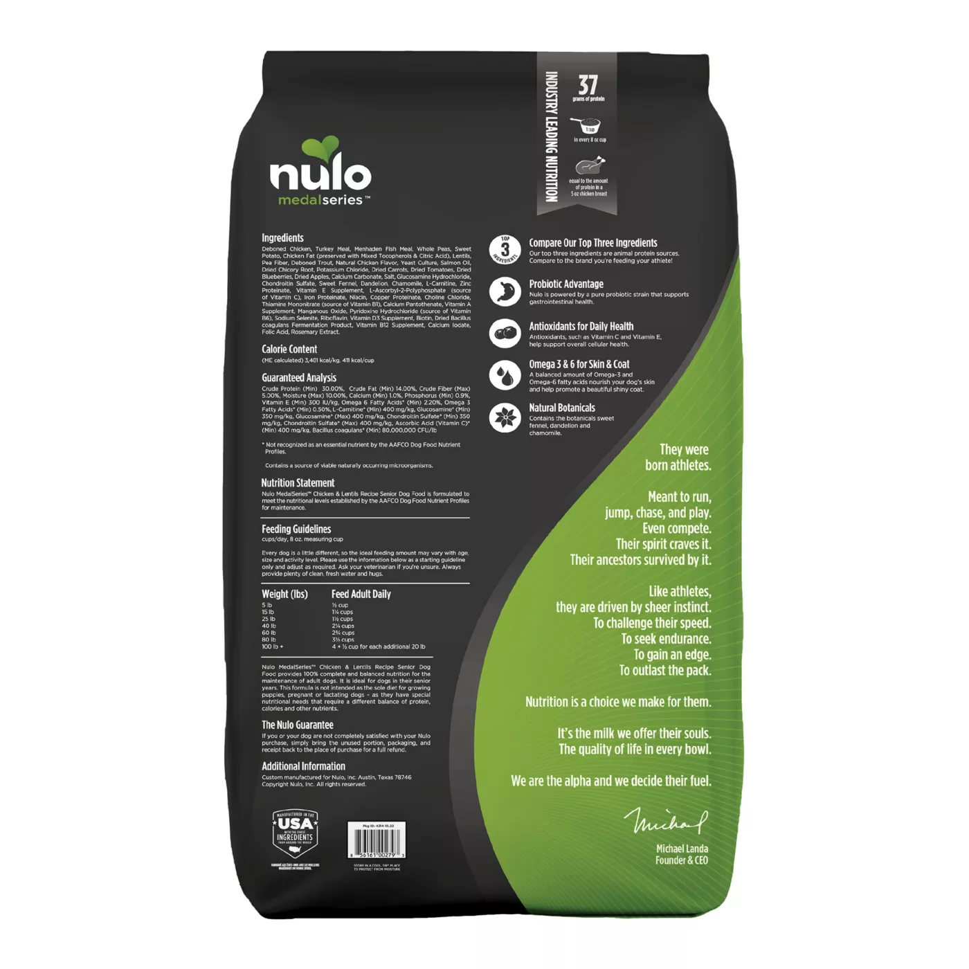 Product Nulo MedalSeries Senior Dry Dog Food - Chicken