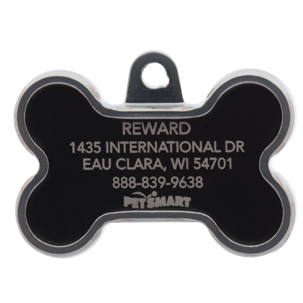 Tagworks Elegance Collection Bone Personalized Pet Id Tag Dog