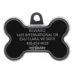 TagWorks® Elegance Collection Bone Personalized Pet ID Tag image thumbnail 2