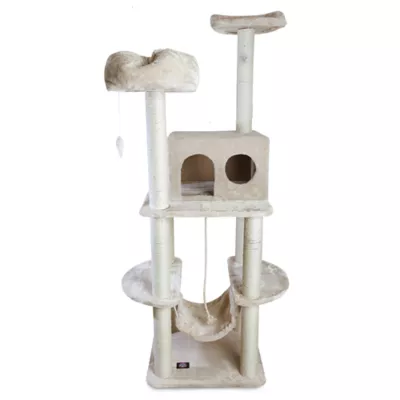 Product Majestic Pet 76-in Casita Cat Tree, Tan