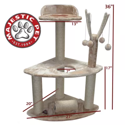 Product Majestic Pet 36-in Casita Cat Tree, Tan