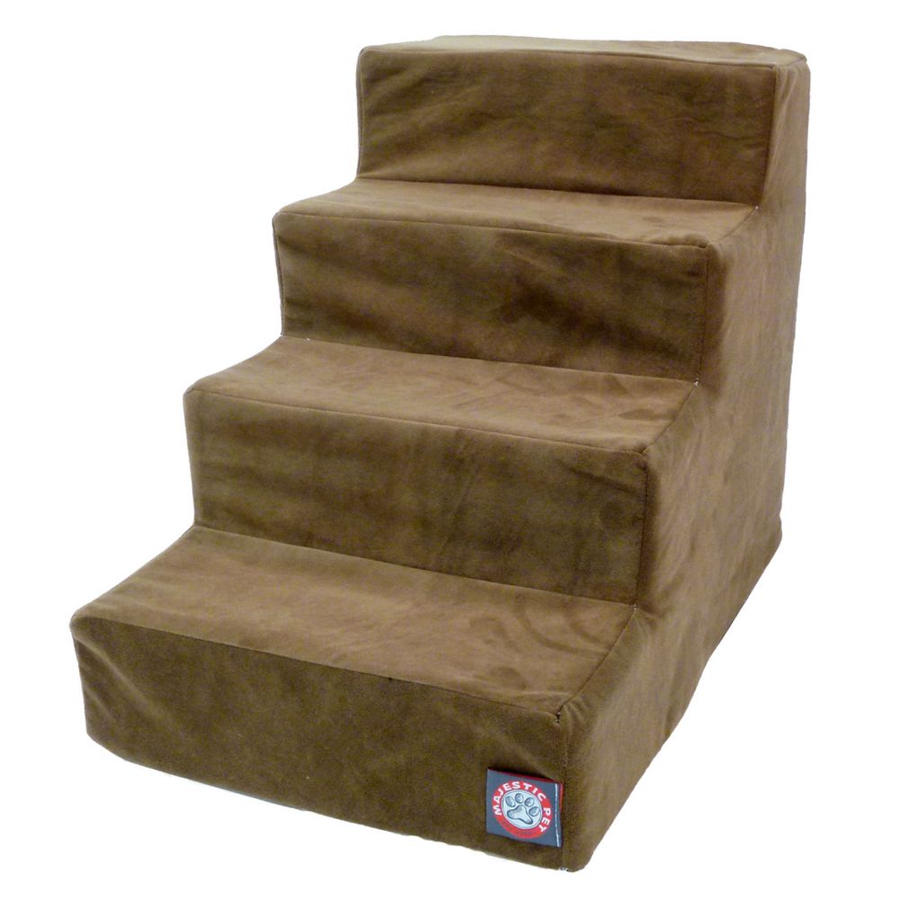 Majestic Pet 4 Step Faux Suede Pet Stairs | dog Ramps & Steps | PetSmart