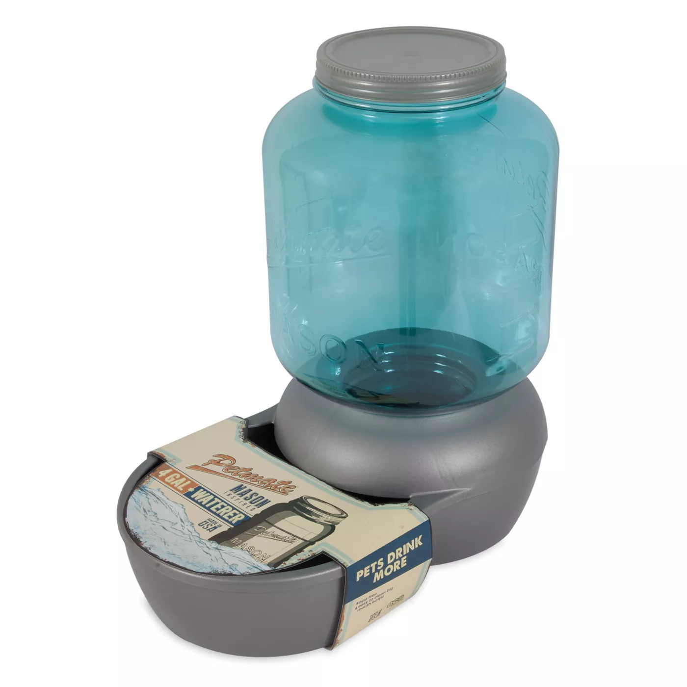 Petmate Mason Jar Replenishing Waterer