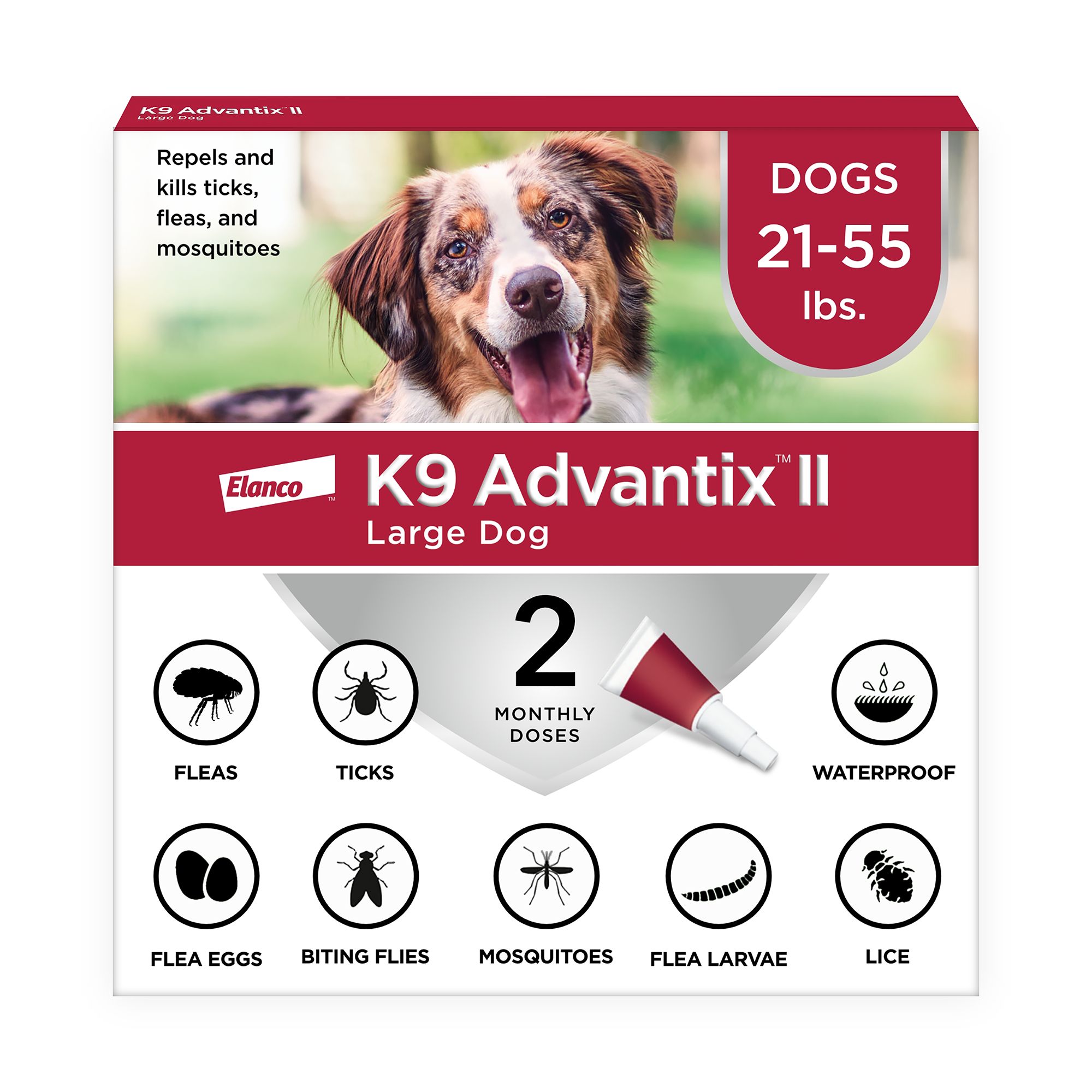 K9 Advantix® II 21-55 lbs Dog Flea 