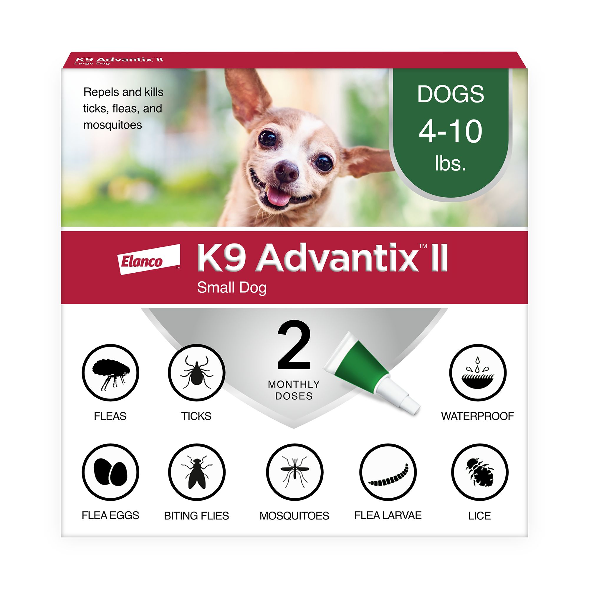 K9 Advantix II Under 10 lbs Dog Flea Tick Treatment