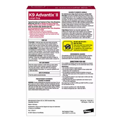 Product K9 Advantix® II 21-55 lbs Dog Flea & Tick Treatment