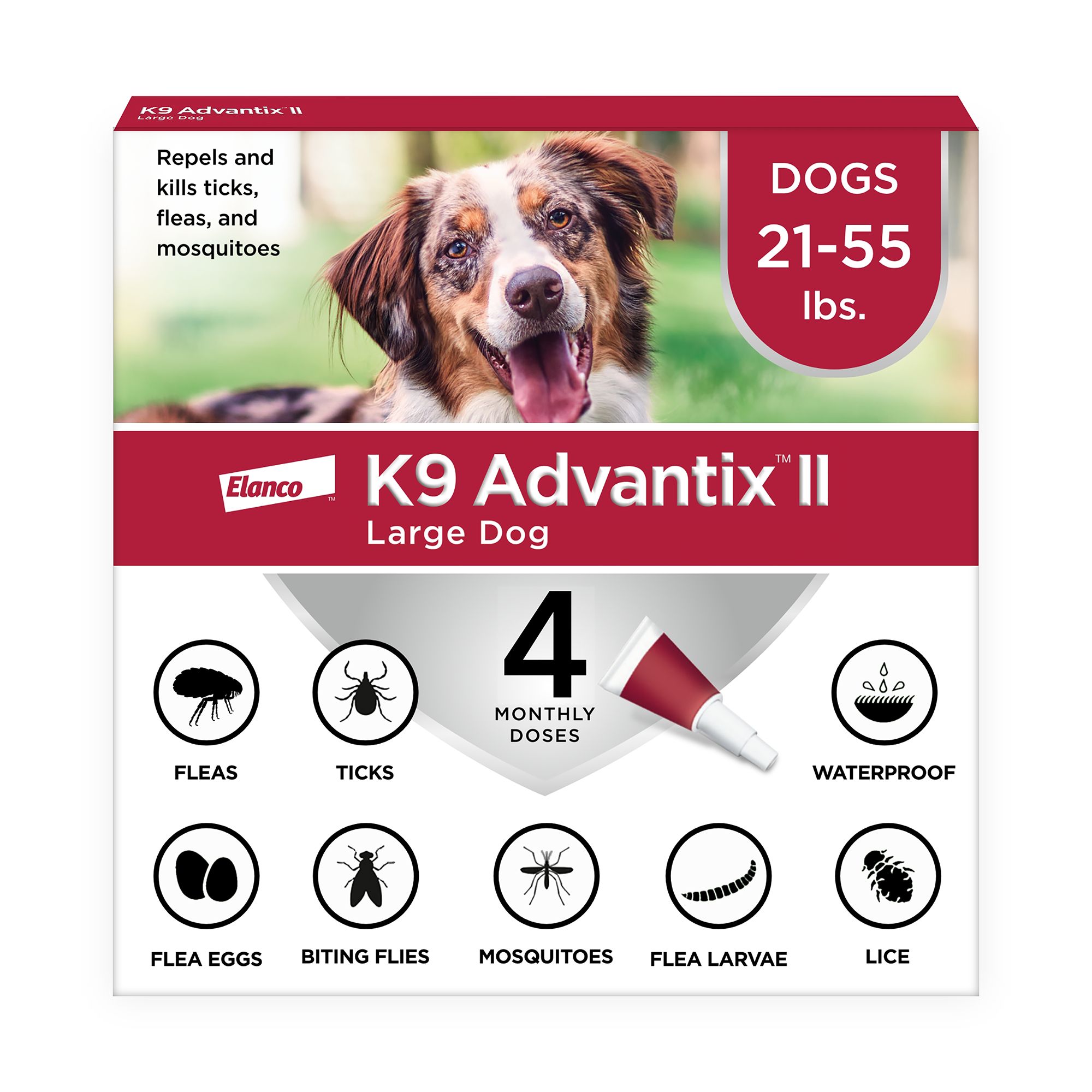 K9 Advantix® II 21-55 lbs Dog Flea 