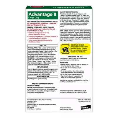 Product Advantage® II 21-55 lbs Dog Flea & Lice Treatment
