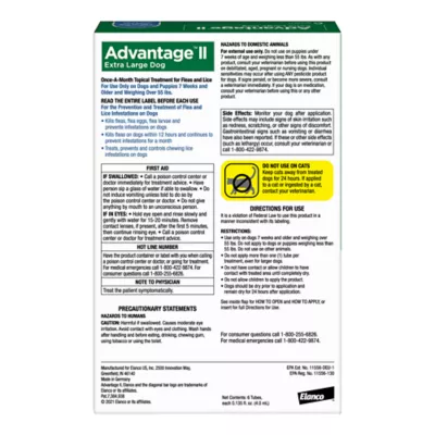 Product Advantage® II Over 55 lbs Dog Flea & Lice Treatment