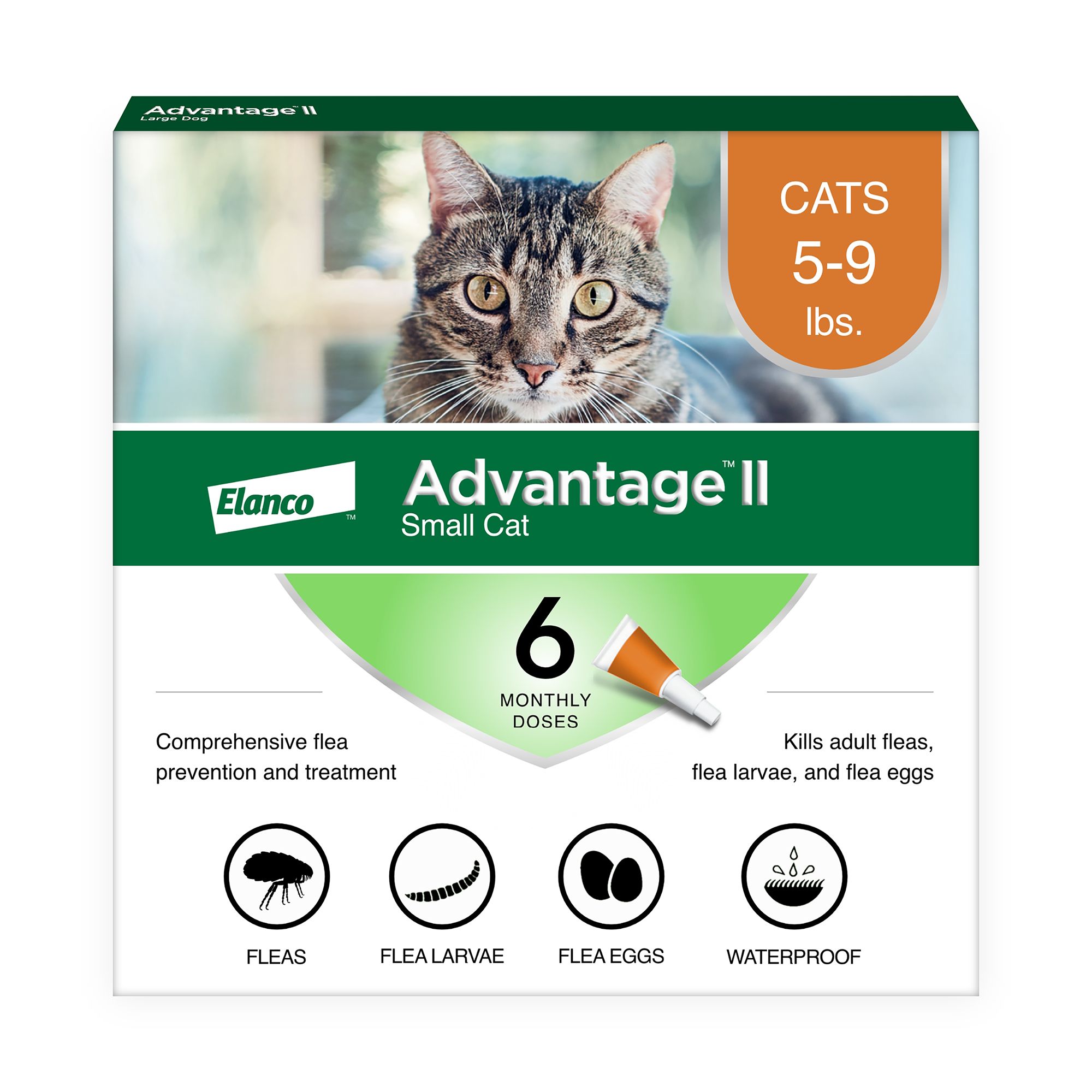 Advantage Ii For Small Cats 5 9 Lbs Flea Tick Drops Petsmart