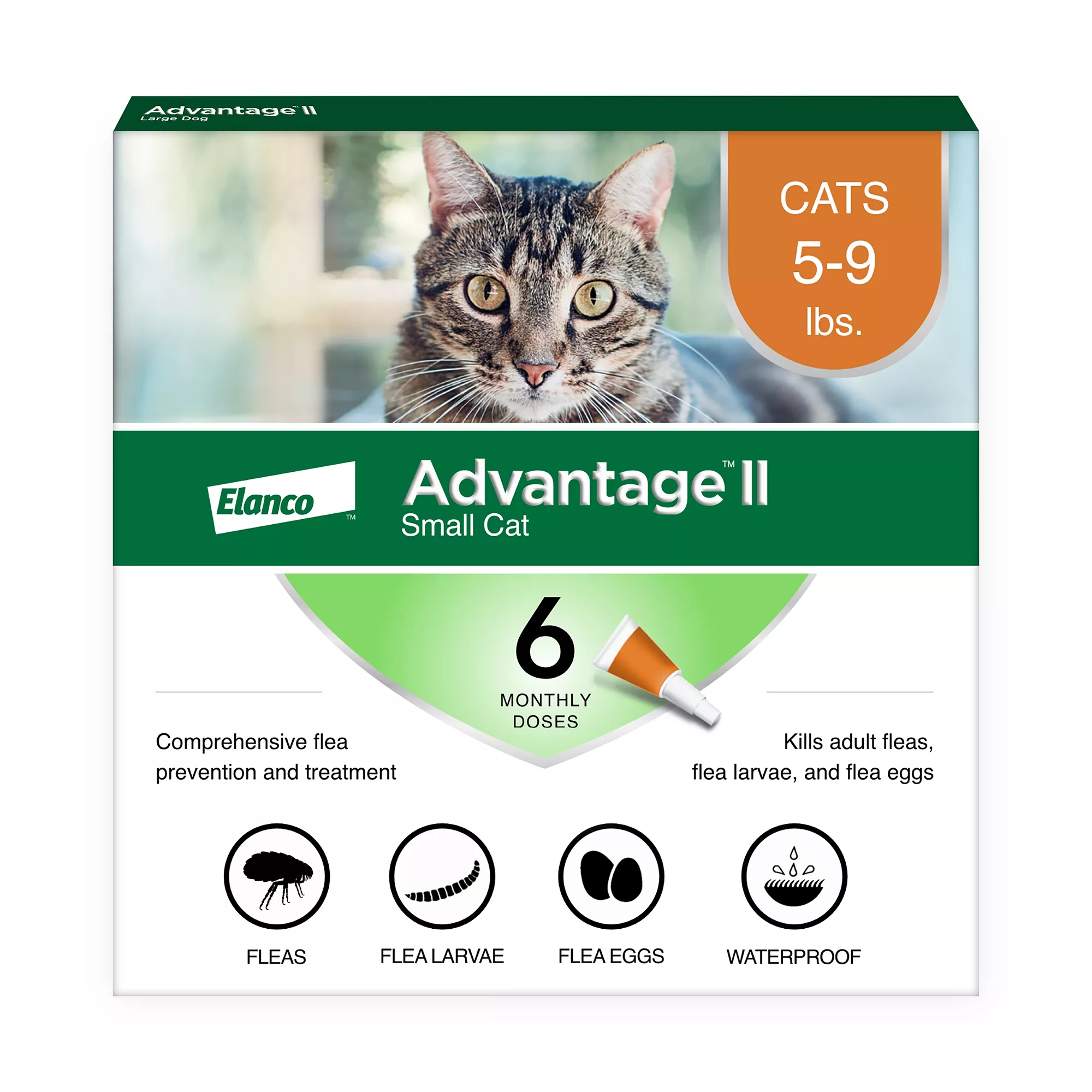 Advantage® II 5-9 lbs Cat Flea Prevention & Treatment