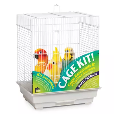 Product Prevue Pet Products Square Roof Bird Cage Kit