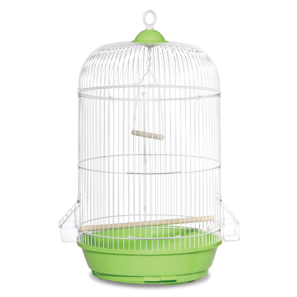 round bird cage with stand