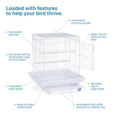 Prevue Pet Products Clean Life Cockatiel Cage - Image 4